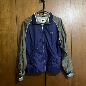 Nike Vintage Purple and Grey Medium Jacket